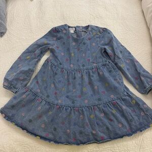 Mud Pie Blue Polka Dot Kids Dress